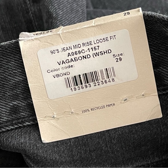 AGOLDE 90s Jeans in Vagabond Size 29 NWT - Picture 7 of 9